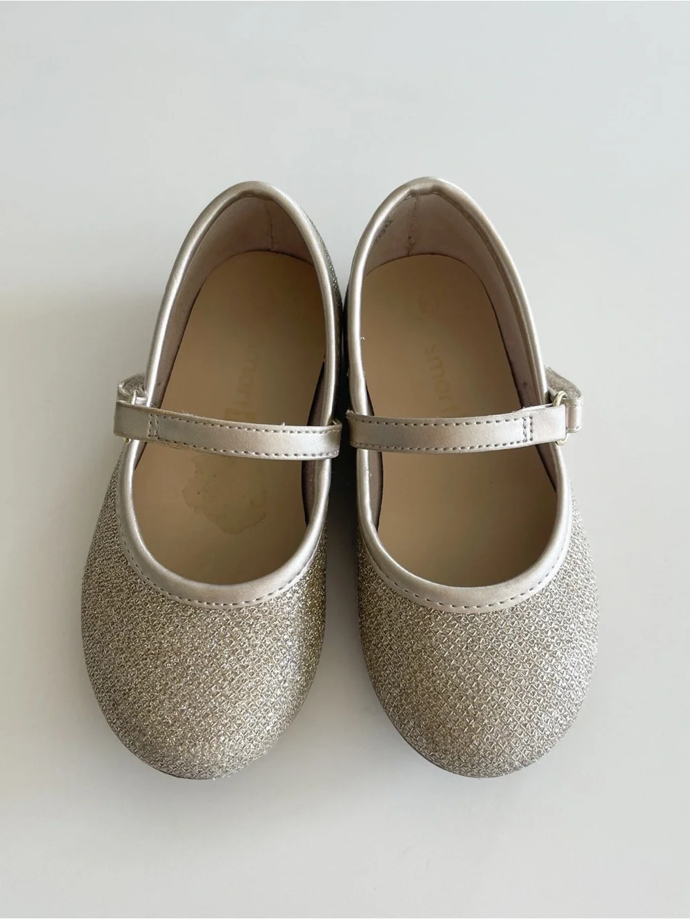 Smart Fit Toddler Gold Mary-Jane Flats Size 6